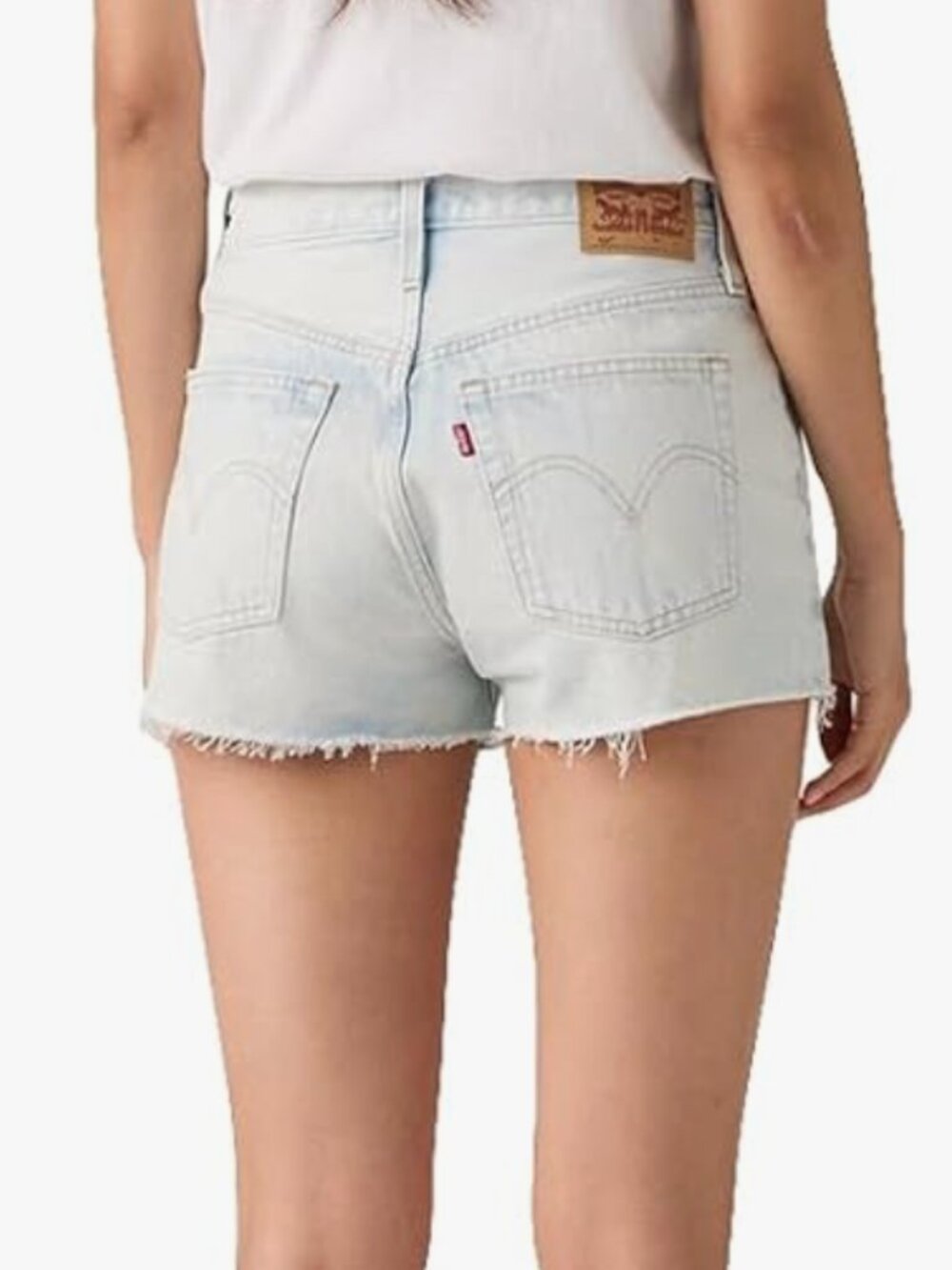 Levi's 501 Original High Rise Denim Shorts – Light Indigo – Size 27